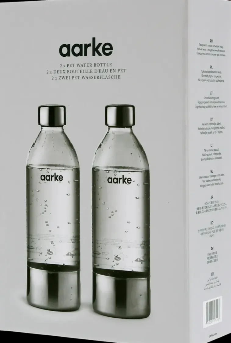 Aarke Vesi Ja Juomat<2 Pack Pet Vesipullo For Carbonator 3, 800Ml, Teras
