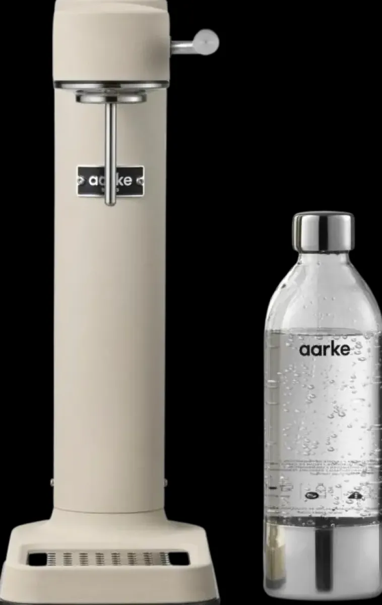 Aarke Vesi Ja Juomat<Carbonator 3 Hiilihapotuslaite, Sisaltaa Pullon, Beige