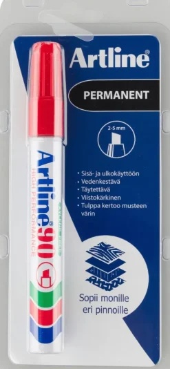Artline Toimistotarvikkeet>Huopakyna 90 4,5Mm Punainen