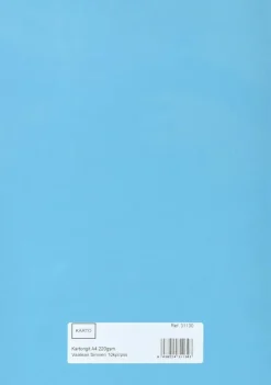 Karto Askartelutarvikkeet<Askartelunki A4 220 Gsm Vaalean Sininen 10 Ark/Pss