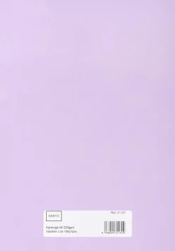 Karto Askartelutarvikkeet<Askartelunki A4 220 Gsm Vaalean Lila10 Ark/Pss
