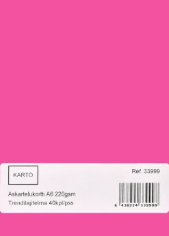 Karto Askartelutarvikkeet<Askartelukortti A6 220 Gsm Trendilajitelma 40 Kpl/Pss