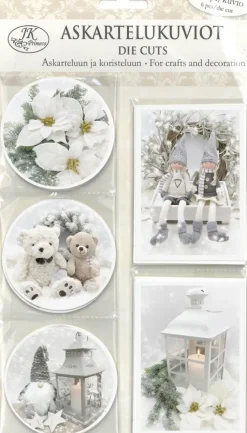 J.K. Primeco Askartelutarvikkeet>Askartelukuvio Deco Harmaa