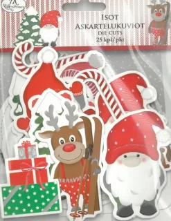 J.K. Primeco Askartelutarvikkeet>Askartelukuvio Iso Joulumaa 25Kpl/Pkt