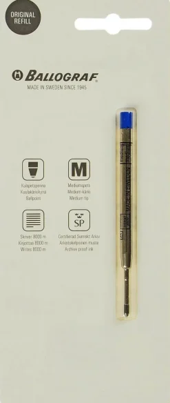 Ballograf Toimistotarvikkeet>Epoca Vaihtomustesailio 1900 M Sininen