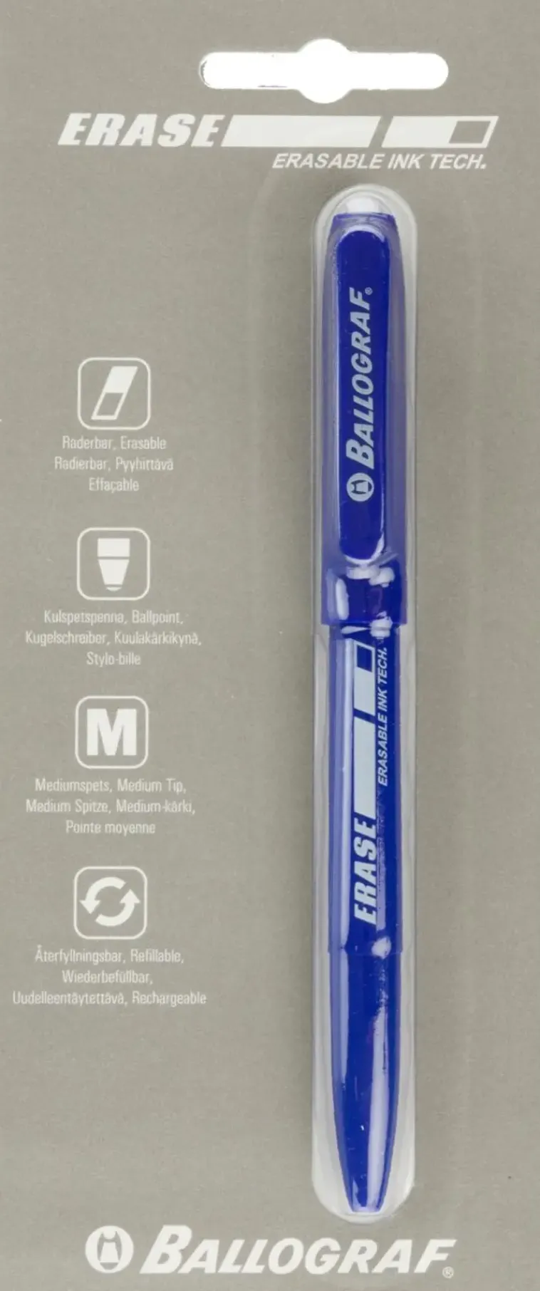 Ballograf Toimistotarvikkeet>Erase 1Kpl Sininen Pyyhittava Geelikyna