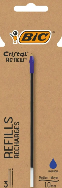 BiC Toimistotarvikkeet>Cristal Re-New Tayttosailio 3Kpl