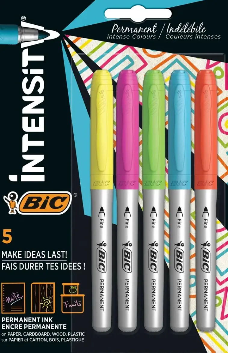 BiC Toimistotarvikkeet>Intensity Colour Marker Intense 5Kpl