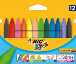 BiC Toimistotarvikkeet>Kids Kolmiomuovivahaliitu 12Kpl
