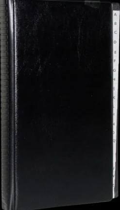 BNT Scandinavia Toimistotarvikkeet>Puhelinmuistio Musta A-O/A-Z