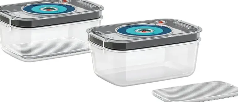 Bosch Kypsentäminen<Vakuumisailytyslaatikko 2 Kpl Mszv0Fc2 1,1 L