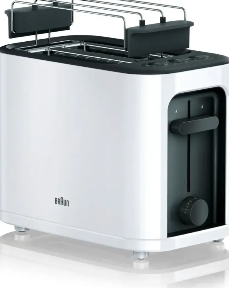 Braun Kypsentäminen<Ht3010Wh Purease Leivanpaahdin Valkoinen