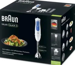 Braun Ruoanvalmistuskoneet<Mq3025Wh Spaghetti Multiquick3 Sauvasekoitinsarja