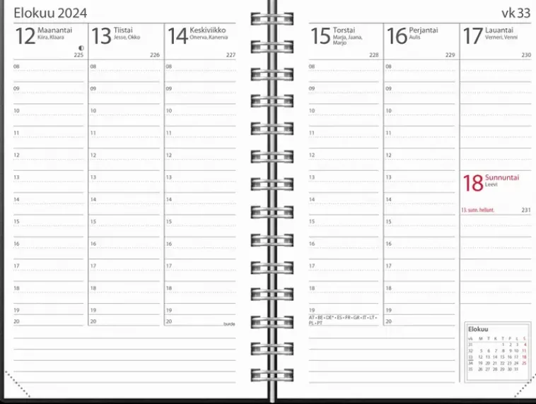 Burde Kalenterit>Kalenteri 2024 Exclusive Eco