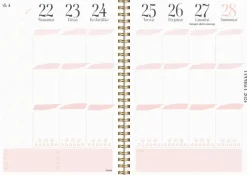 Burde Kalenterit>Kalenteri 2024 Life Planner Pink