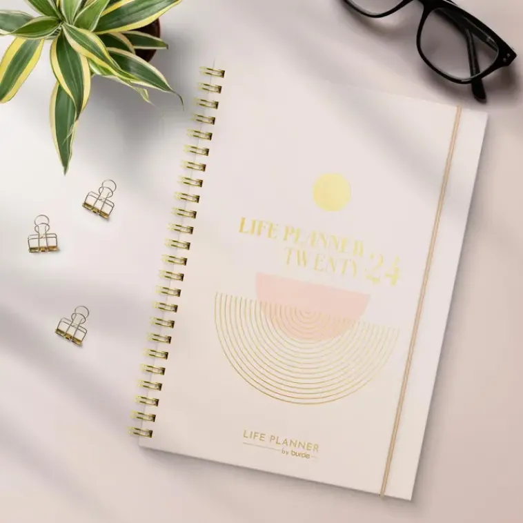 Burde Kalenterit>Kalenteri 2024 Life Planner Pink