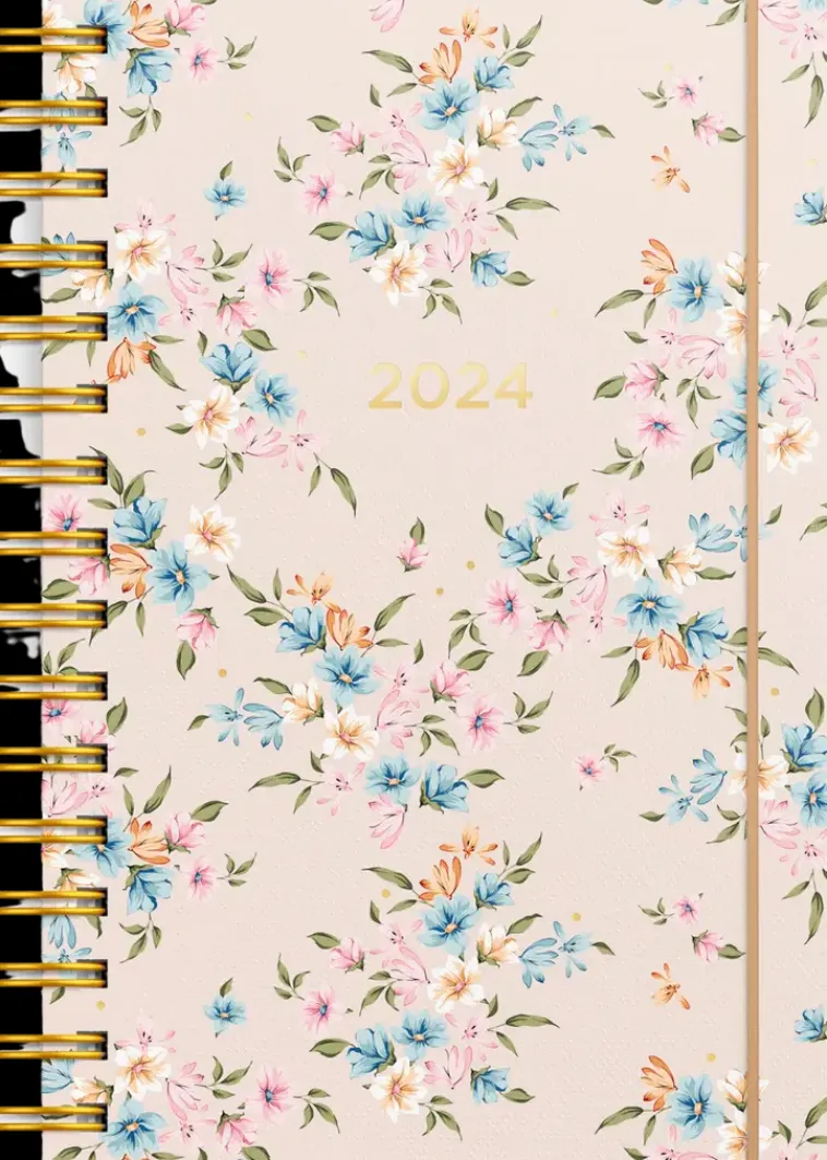 Burde Kalenterit>Kalenteri 2024 Paivakirja Saga Kukka