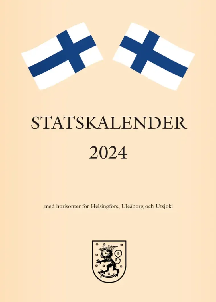 Burde Kalenterit>Kalenteri 2024 Statskalender Ruotsinkielinen