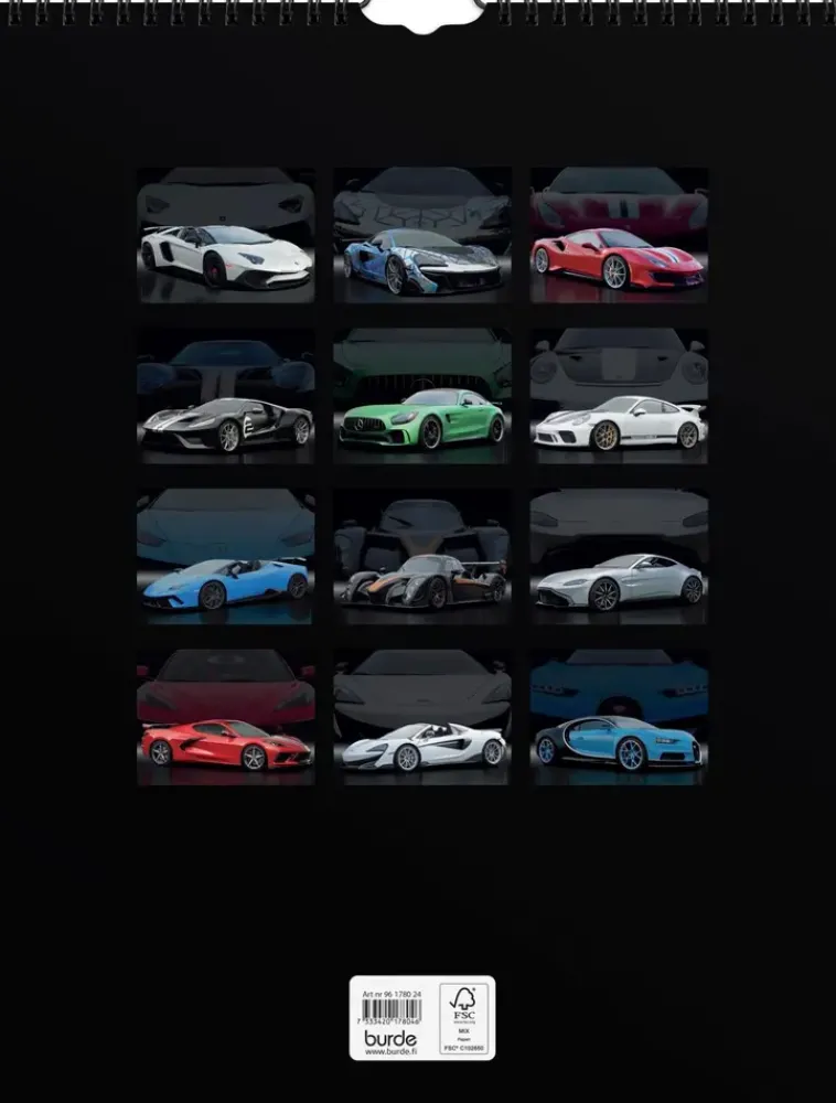 Burde Kalenterit>Seinakalenteri 2024 Autot