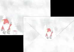 J.K. Primeco Askartelutarvikkeet>C6 Kirjekuori Tonttu-Ukko 10Kpl/Pkt