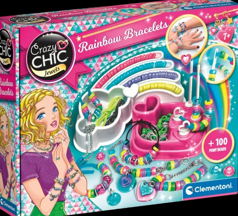 Clementoni Askartelutarvikkeet<Crazy Chic Rainbow Bracelets Korusetti