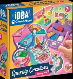 Clementoni Askartelutarvikkeet<Crazy Chic Sparkly Creations Tarra-Askartelu Fant.