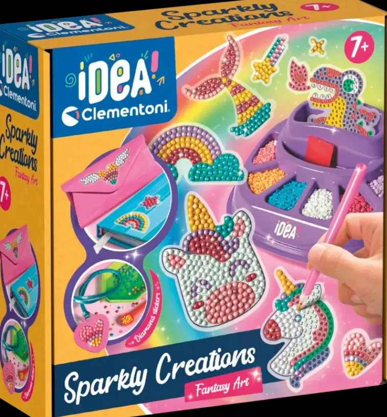 Clementoni Askartelutarvikkeet<Crazy Chic Sparkly Creations Tarra-Askartelu Fant.