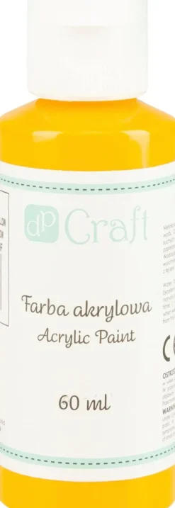 Dp Craft Askartelutarvikkeet>Akryylivari 60Ml Keskikeltainen 024