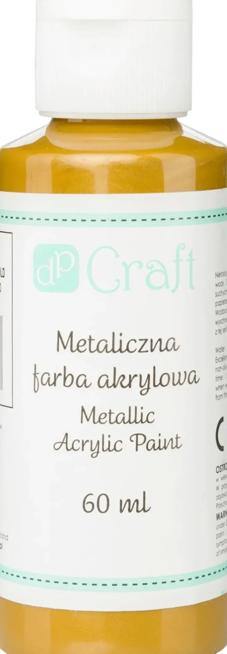 Dp Craft Askartelutarvikkeet<Akryylivari 60Ml Metallikulta 001