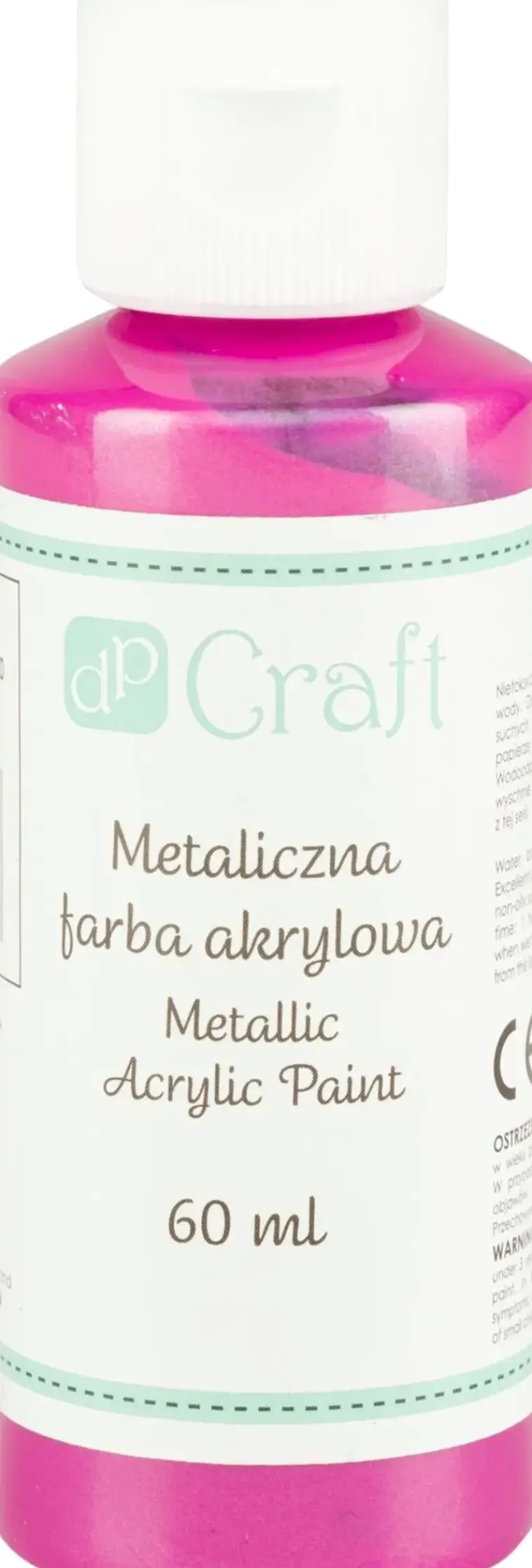 Dp Craft Askartelutarvikkeet<Akryylivari 60Ml Metallipunainen 003