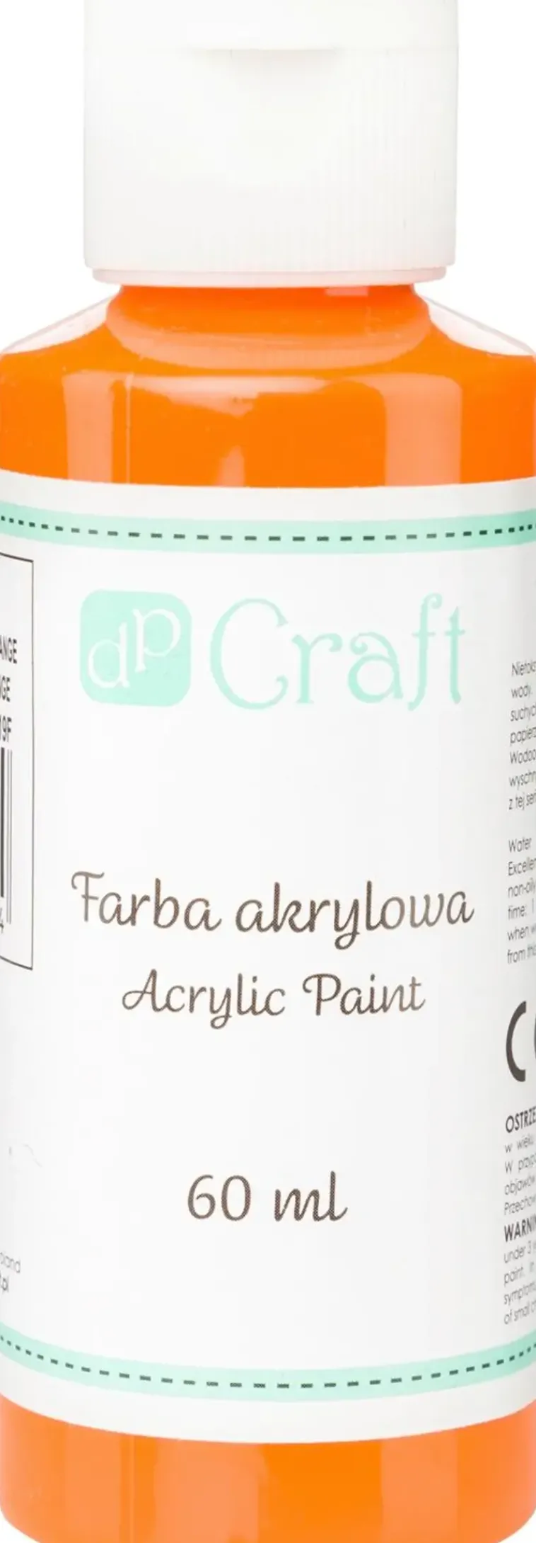 Dp Craft Askartelutarvikkeet<Akryylivari 60Ml Oranssi 006