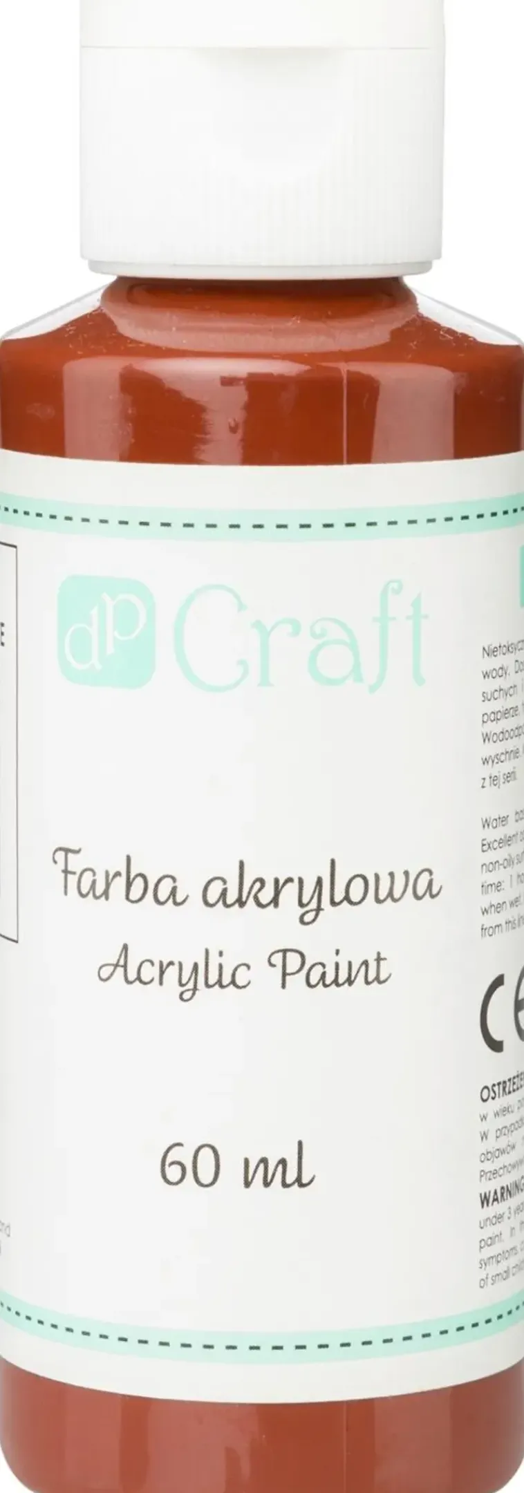 Dp Craft Askartelutarvikkeet>Akryylivari 60Ml Suklaanruskea 010