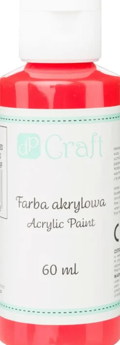 Dp Craft Askartelutarvikkeet>Akryylivari 60Ml Tulenpunainen 008