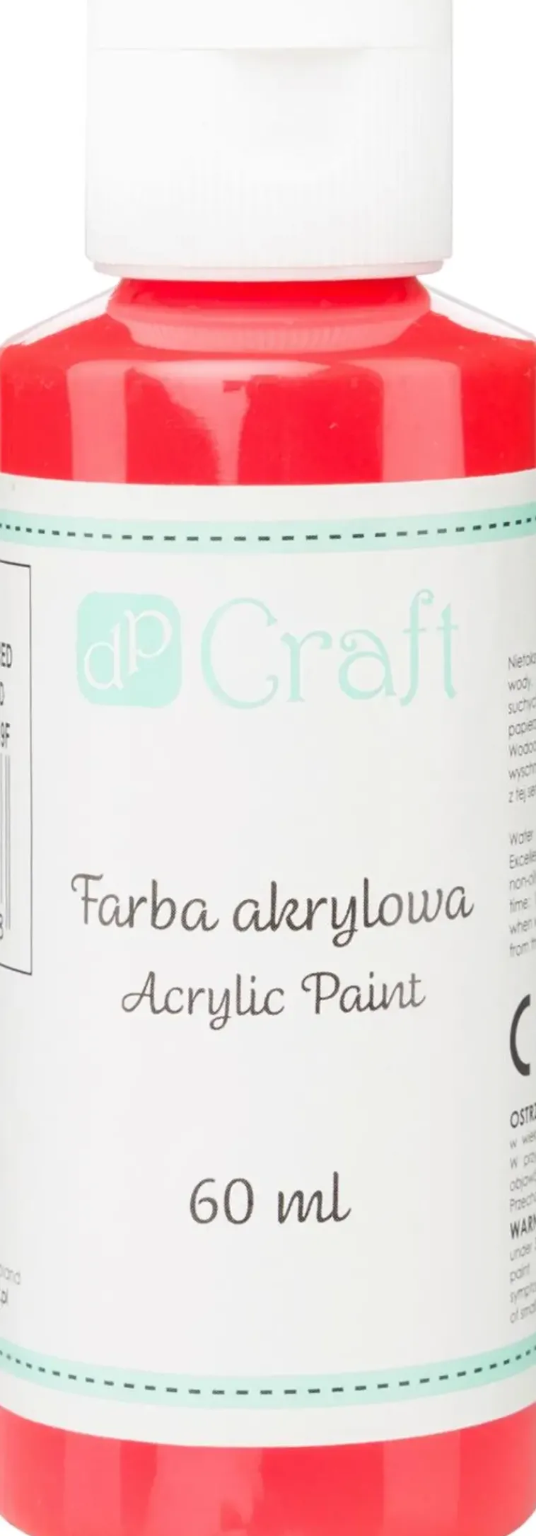 Dp Craft Askartelutarvikkeet>Akryylivari 60Ml Tulenpunainen 008