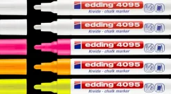 Edding Toimistotarvikkeet>Liitutaulukynasarja 4095 5 Kpl