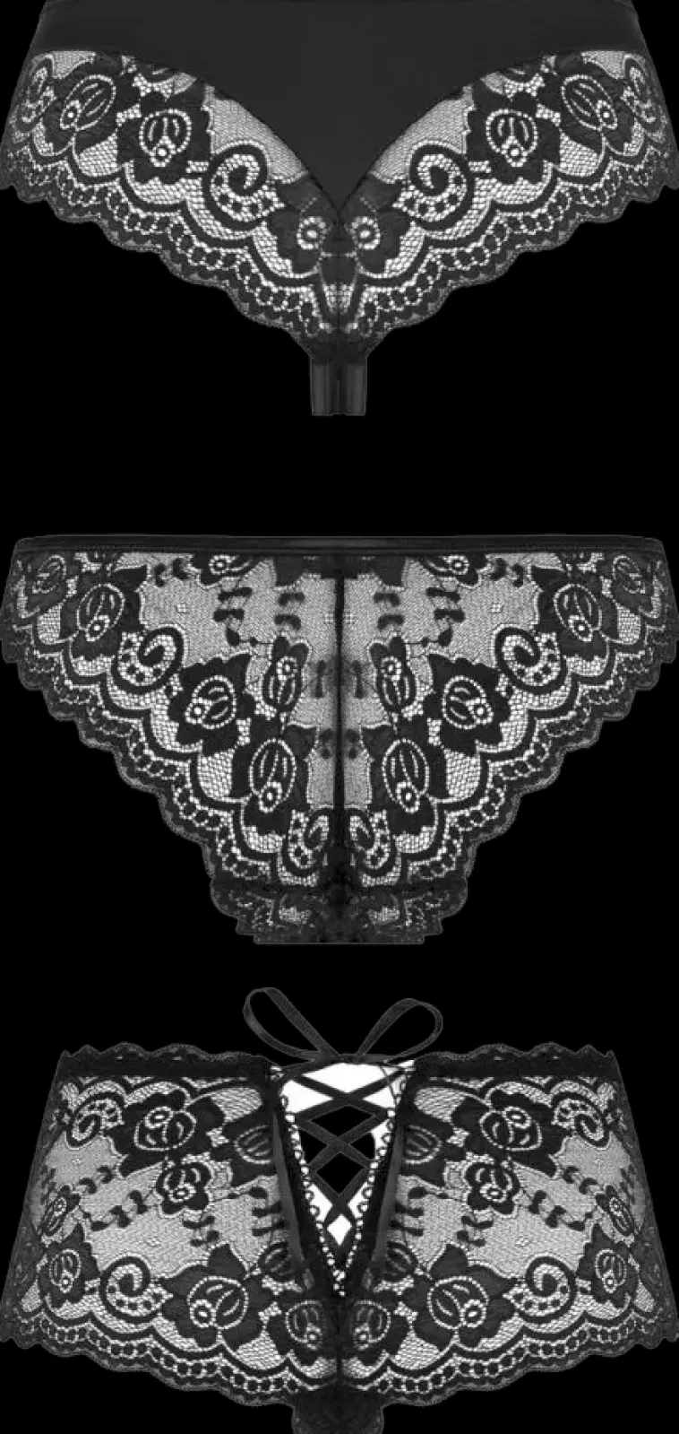 Underneath Seksivalineet<Eden Pikkuhousut 3Kpl Pakkaus S/M