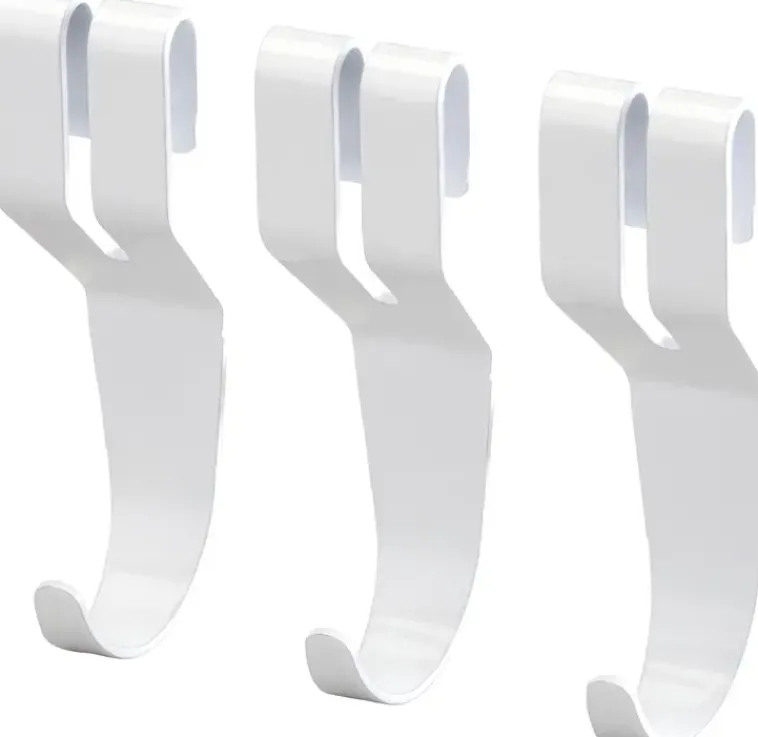 Elfa Säilytyskalusteet<Classic Hyllykoukku Lankahyllyyn 472410 3Kpl Valkoinen