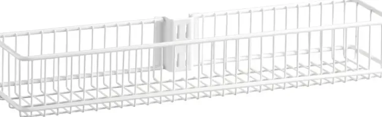 Elfa Säilytyskalusteet<Classic Lankakori Keskikoko 333110 Seinakiskoon 435X104X70Mm Valkoinen