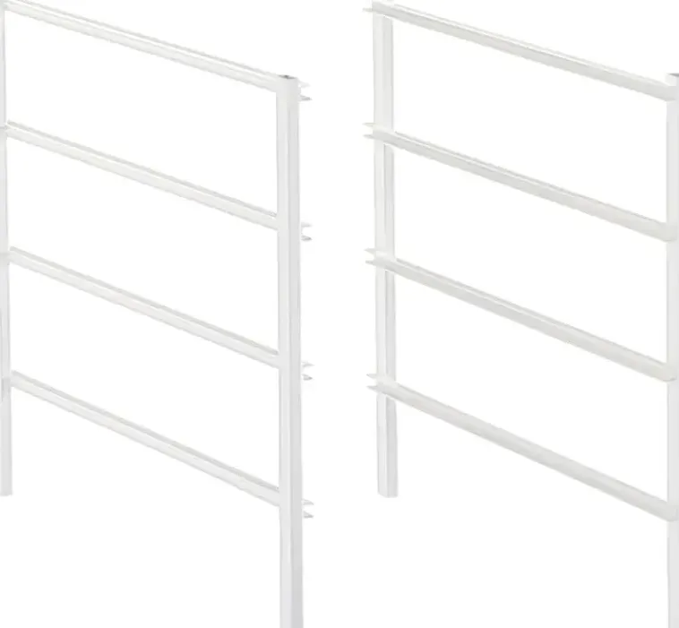 Elfa Säilytyskalusteet<Classic Liukukiskollinen Telinepaaty 4 Liukukiskolla 200413 Valkoinen