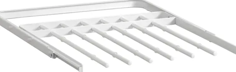 Elfa Säilytyskalusteet<Classic Ulosvedettava Housuripustin 45 264510 449X430X24Mm Valkoinen