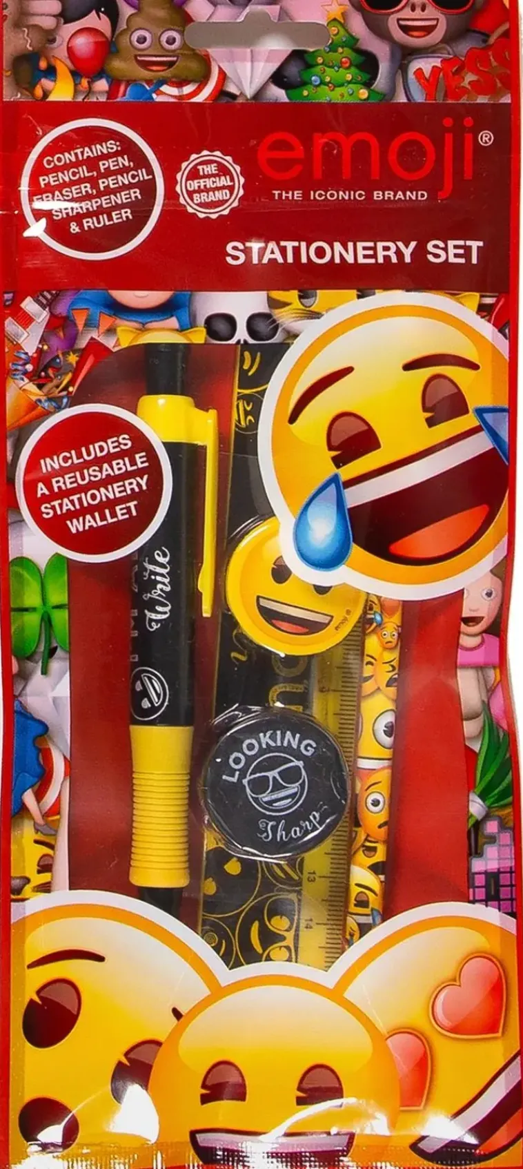 Emoji Toimistotarvikkeet>Kirjoitussetti 5-Osainen