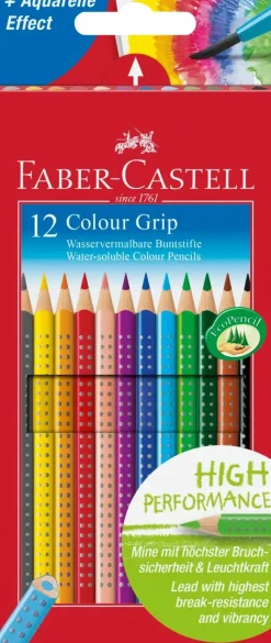 Faber-Castell Toimistotarvikkeet>Varikynat Colour Grip 12Kpl