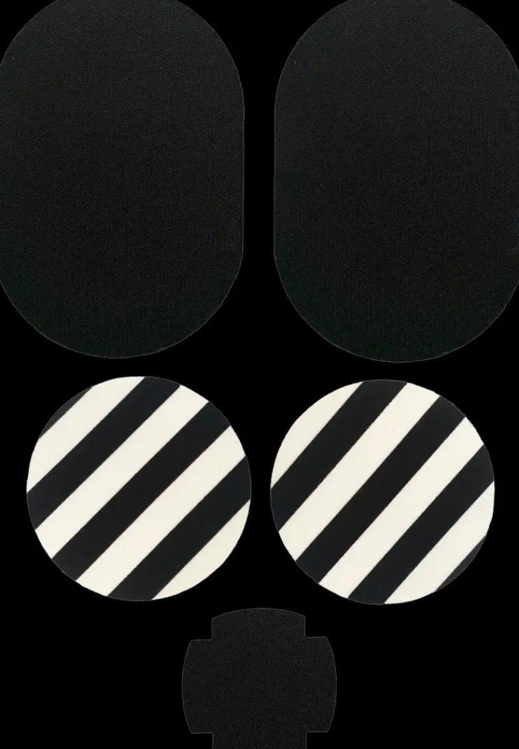 FabPatch Käsityötarvikkeet>Vaatelaastari, Raita - Helppo, Hankaamalla Kiinnittyva Tekstiilien Korjauspaikka