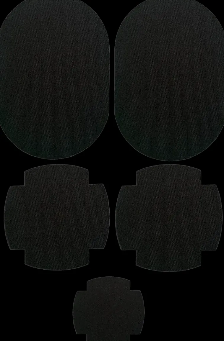 FabPatch Käsityötarvikkeet>Vaatelaastari, Yonmusta - Helppo, Hankaamalla Kiinnittyva Tekstiilien Korjauspaikka