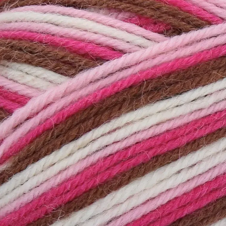 Novita Käsityötarvikkeet>Fazer X Neulelanka 7 Veljesta Karkkiraita Geisha