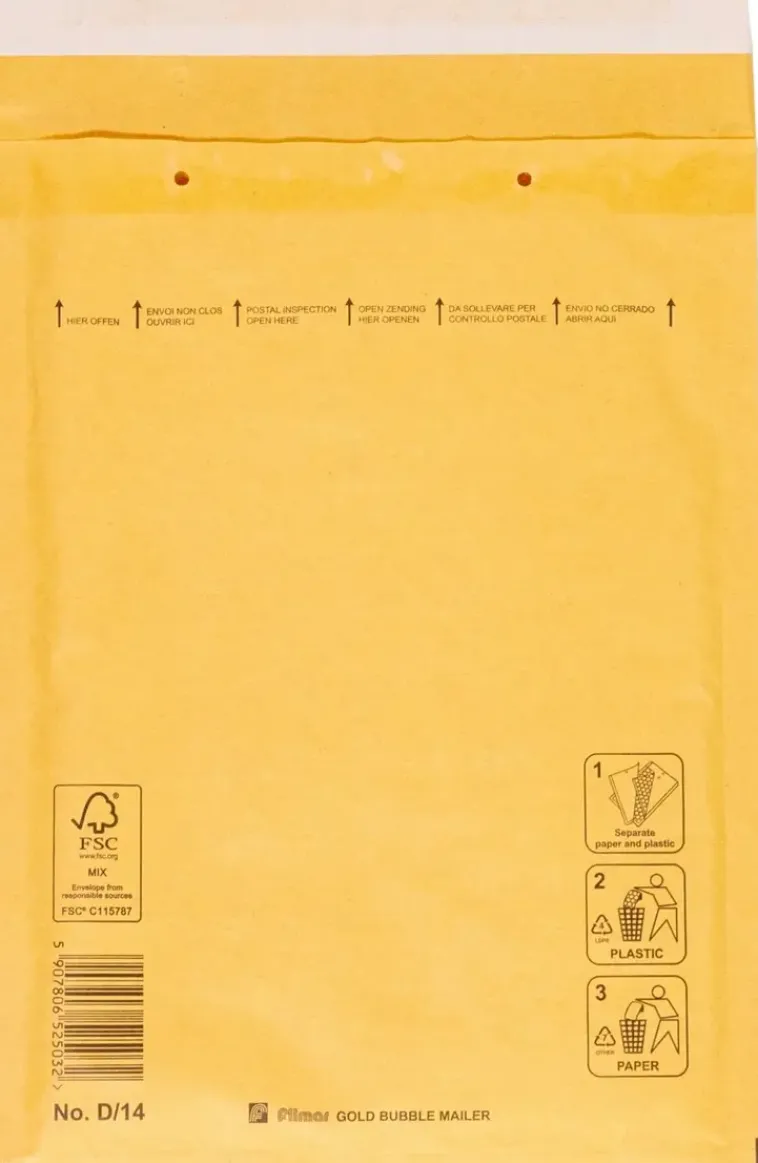 Tee-Hoo Lahjapaketointi>Filmar Kuplapussi Ruskea D/14 200X270 Mm