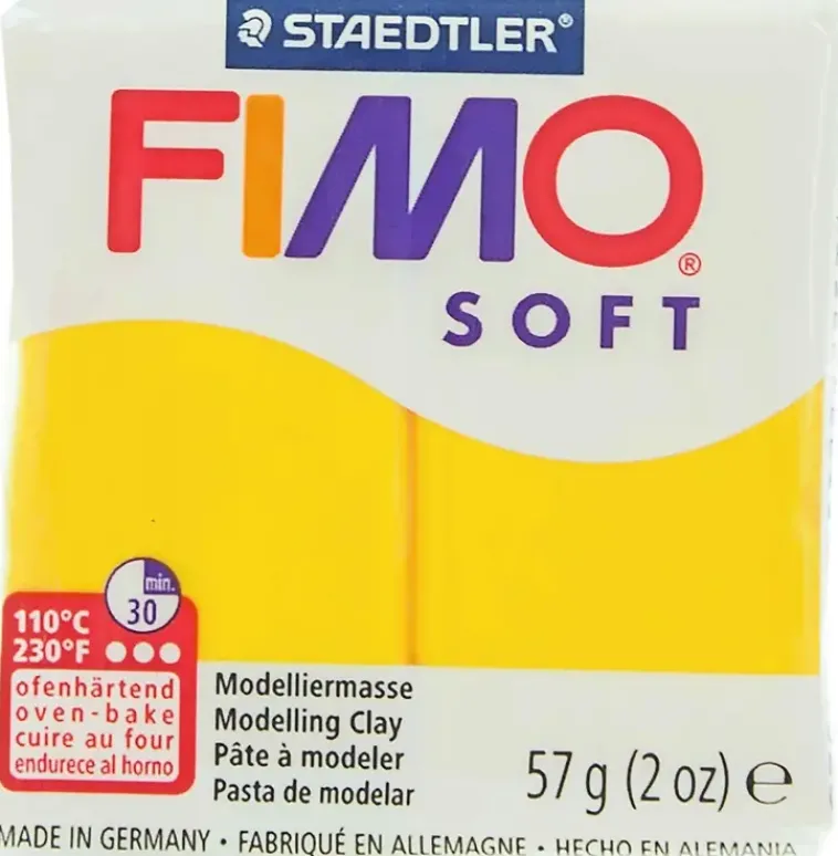 Fimo Askartelutarvikkeet<Soft Muovailumassa, Auringonkeltainen, 57 G