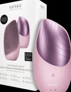 GESKE Muut Kauneuden- Ja Terveydenhoitolaitteet<Sonic Thermo Facial Brush 6 In 1 Pink Kasvojen Puhdistusharja