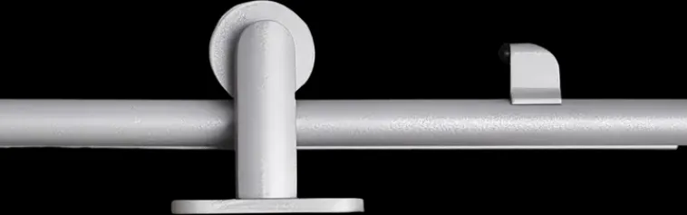 Habo Säilytyskalusteet<Liukuovenkisko Compact Hopea Ylaasennus