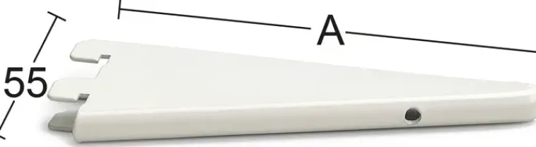 Habo Säilytyskalusteet<U-Kannatin 611 25Cm Valkoinen